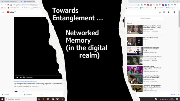 Title slide: Towards entanglement ... networked memory (in the digital realm)